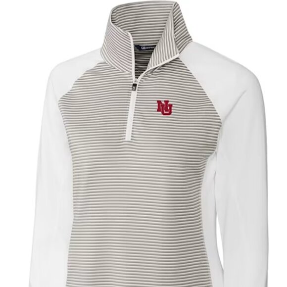 Cutter & Buck Women's Nebraska Cornhuskers White Forge Quarter Zip - Picture 1 of 6